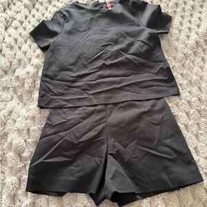 Zara Black Short Jumpsuit from Trafaluc Collection